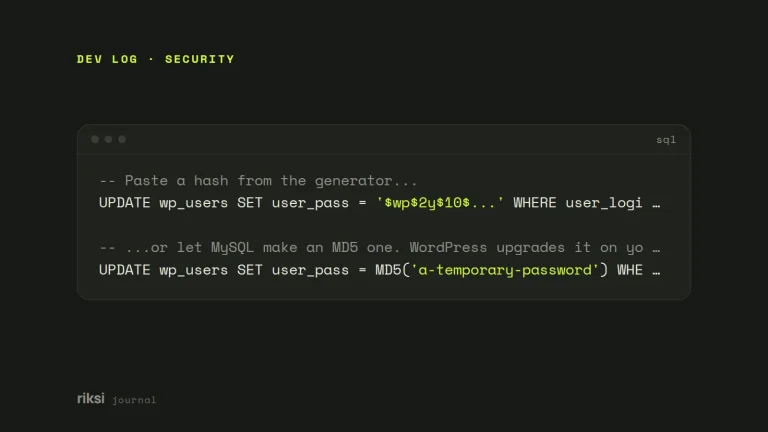 SQL code example from this post