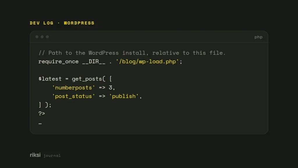 PHP code example from this post