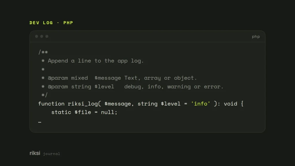 PHP code example from this post