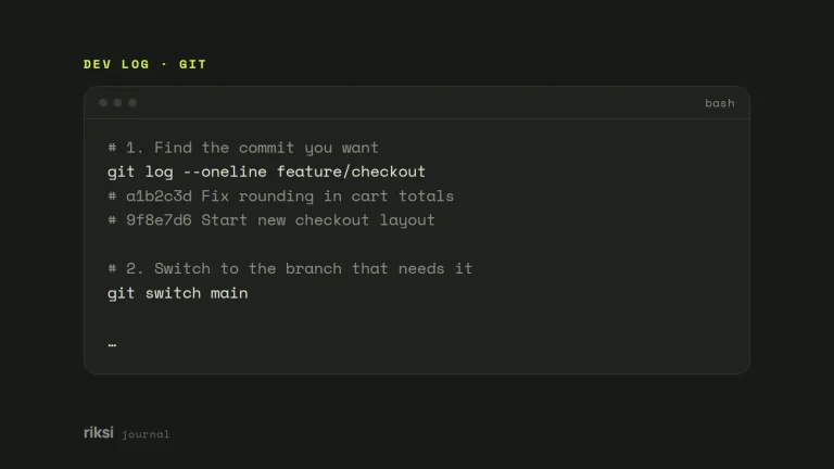 Bash code example from this post