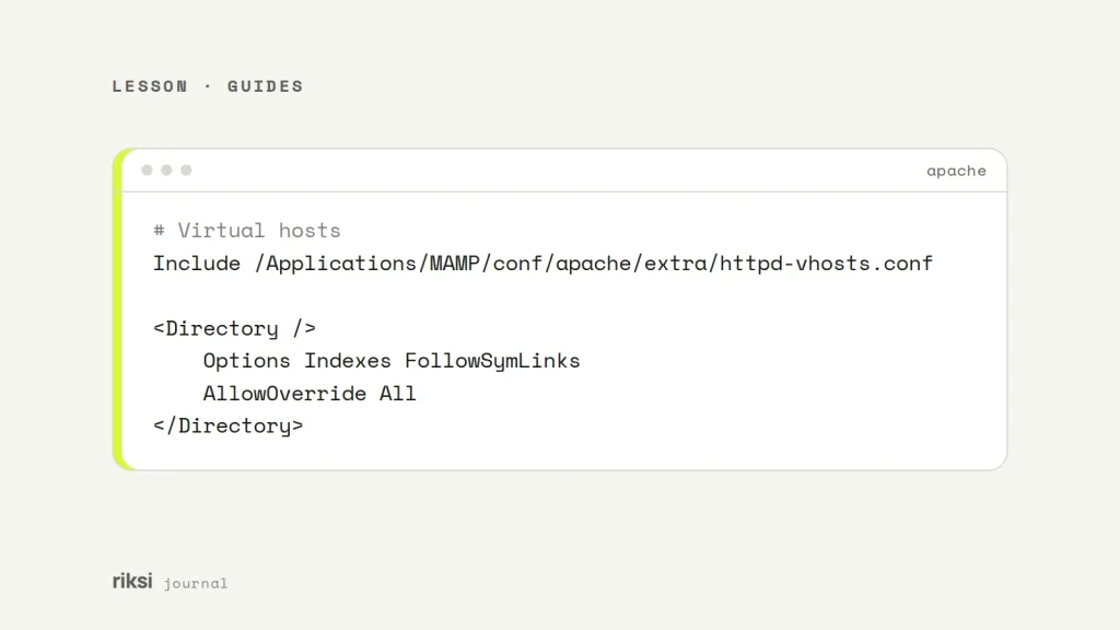 Apache config code example from this post
