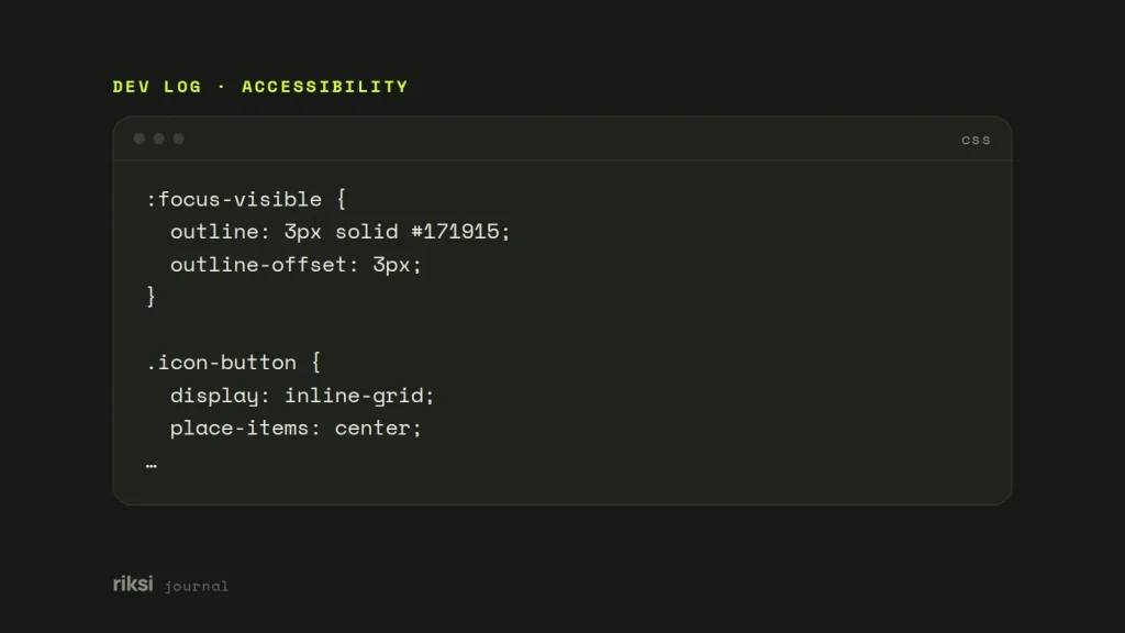 CSS code example from this post