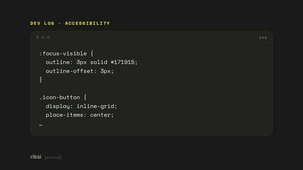 CSS code example from this post