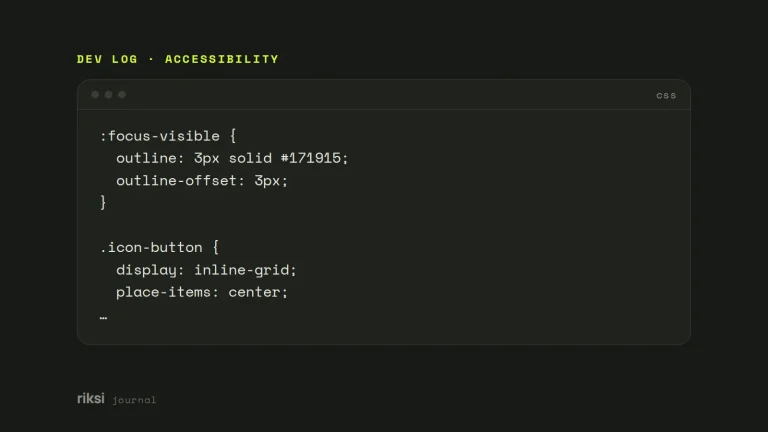 CSS code example from this post